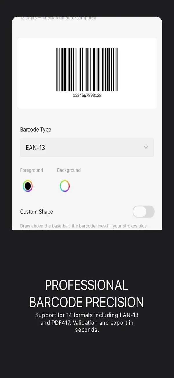 QR & BarCode Generator AI — لقطة شاشة 3