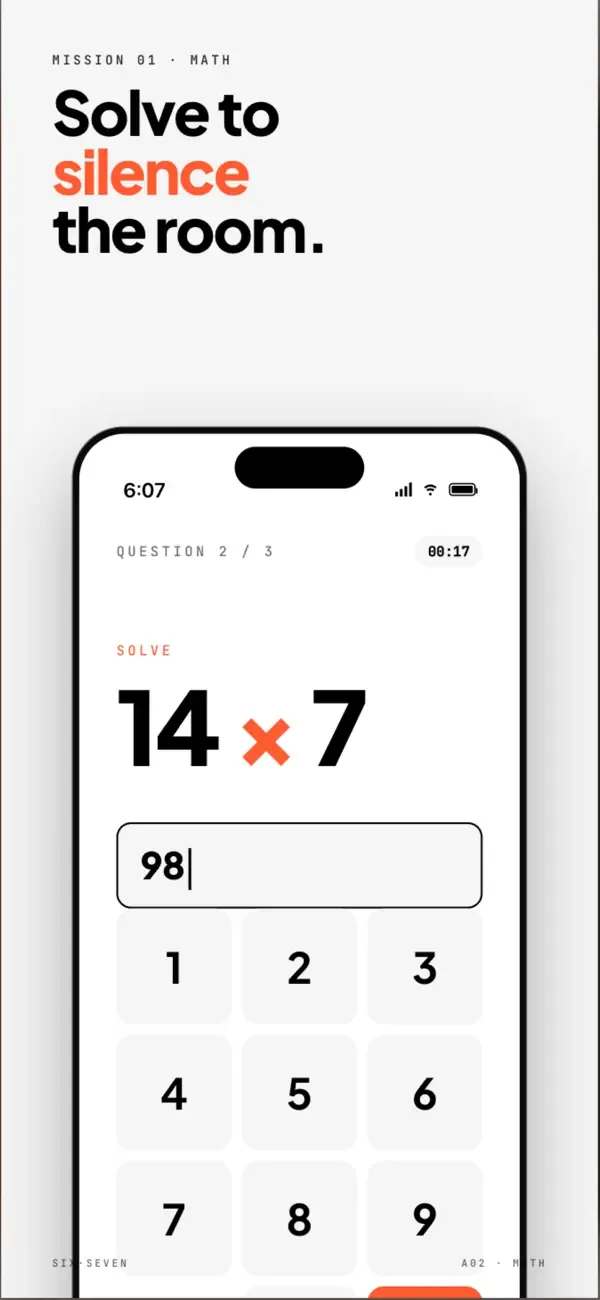 Six Seven Alarm — لقطة شاشة 2